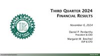 Third Quarter 2024 Financial Results 