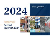 Second Quarter 2024 Earnings Conference Call Presentation