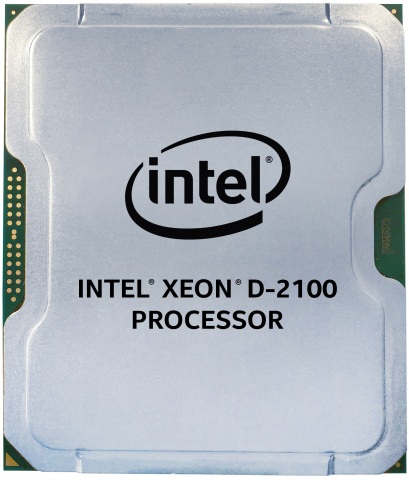 Intel introduced in February 2018 the new Intel® Xeon® D-2100 processor, a system-on-chip processor architected to address the needs of edge applications and other data center or network applications. (Credit: Intel Corporation)