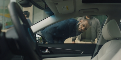 Intel works to accelerate consumer acceptance and build trust in the autonomous car future. One recent ad includes basketball legend LeBron James. (Credit: Intel Corporation)