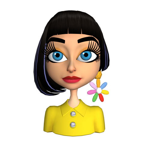 Katy Perry joins Pocket Avatars by Intel with custom 3-D avatar (Graphic: Business Wire)