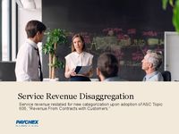 Service Revenue Disaggregation