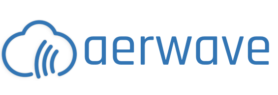 Typographic logo for Aerwave