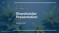 CLS Holdings USA, Inc. Shareholder Presentation: September 2024