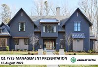 Q1 FY23 Management Presentation