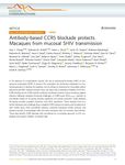 Nature Communications: Antibody-based CCR5 blockade protects Macaques from mucosal SHIV transmission