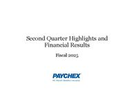 Second Quarter 2025 Investor Presentation
