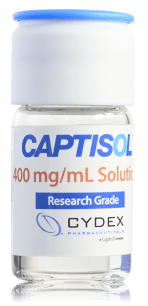 An image of a Captisol vial