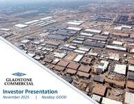 Gladstone Commercial Investor Presentation November 2025