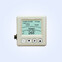 Navigation device displaying target range, position, and magnetic heading on a light blue screen.