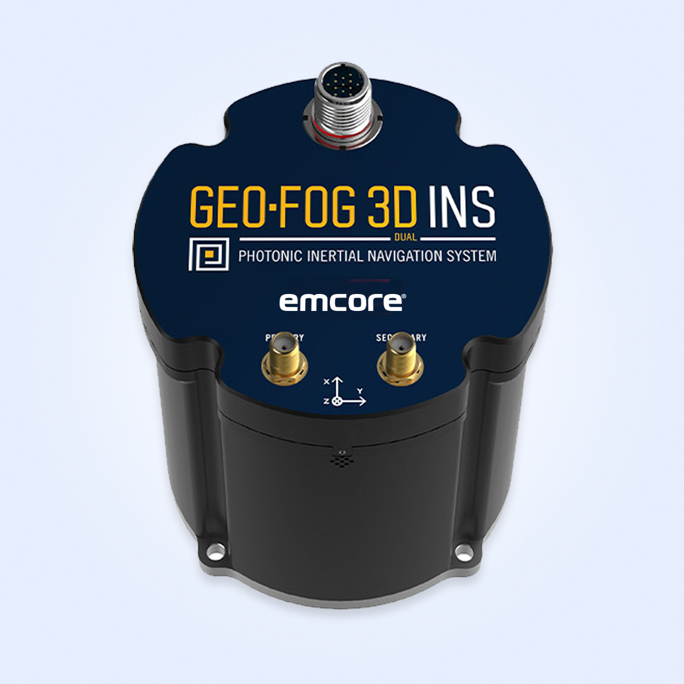 GEO-FOG 3D INS by Emcore, a photonic inertial navigation system for precise positioning.