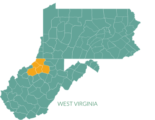 Map of Marcellus Shale