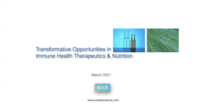 Andrew A. Dahl, CEO of ZIVO Bioscience, Inc., presented the Transformative Opportunities in Immune Therapeutics & Nutrition at Maxim Group’s Inaugural Emerging Growth Virtual Conference