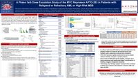 2021 EHA Poster - A Phase 1a/b Dose Escalation Study of the MYC Repressor APTO-253 in R/R AML or HR MDS