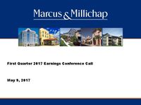 First Quarter 2017 Earnings Conference Call Presentation