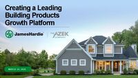 Creating a Leading Building Products Growth Platform