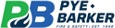 typographic logo for Pye Barker