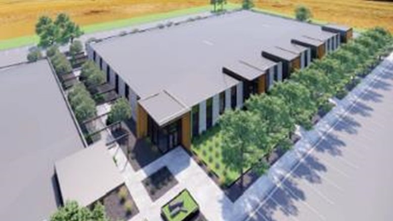 Architectural rendering of Draper's new Engineering, Innovation and Development facility to be built at Hill Air Force Base.
