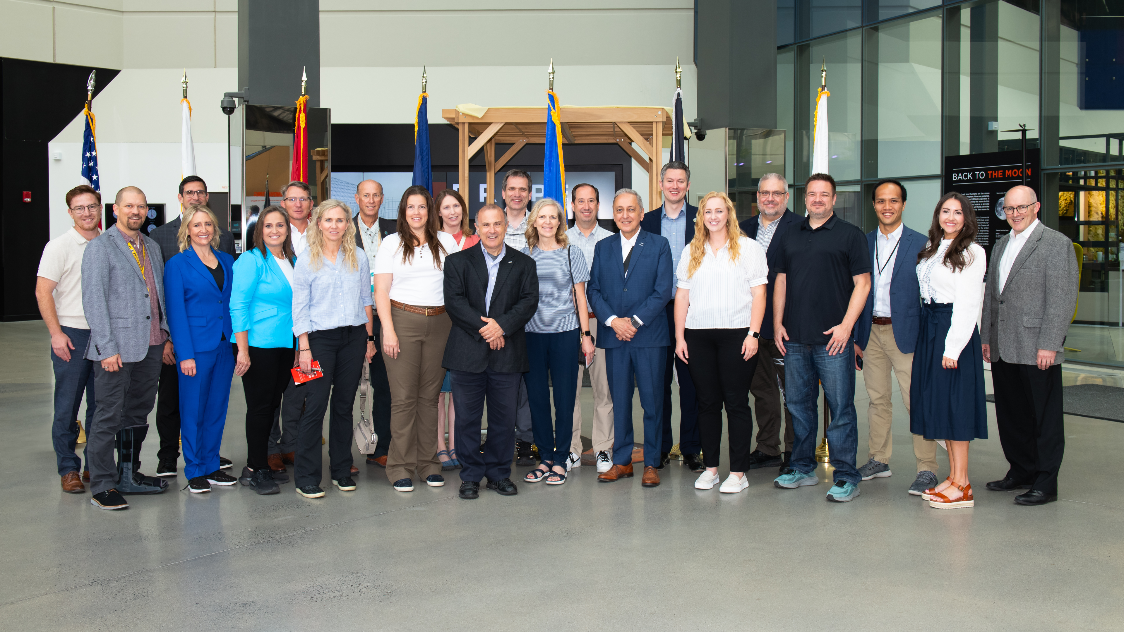 Photo of Utah state legislators and Draper representatives. 