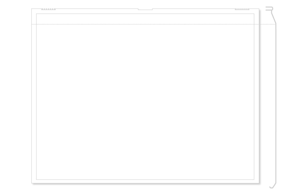 Can template showing seam area highlighted