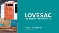 January 2020 Investor Presentation
