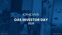 OAS Investor Event 2026
