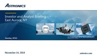2018 Investor & Analyst Briefing