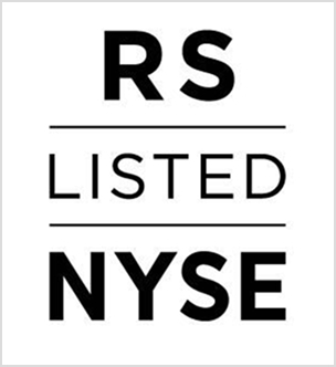 RS listed on the NYSE