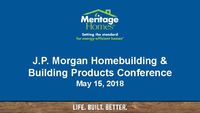 J.P. Morgan Homebuilding & Building Products Conference