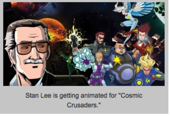 STAN LEE'S POW! ENTERTAINMENT LAUNCHES ADULT ANIMATED SERIES 'COSMIC CRUSADERS'