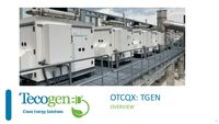 Tecogen Overview 2025