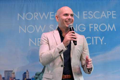 Pitbull And Norwegian Cruise Line Celebrate Norwegian Escape's Arrival To NYC In Spring 2018