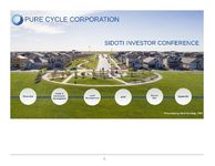 Sidoti Investor Conference Presentation