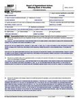 Form 8937 Relating to Series A & Series B Cumulative Preferred Stock 2023 Four Quarterly Cash Distributions