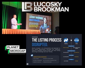 Managing Partner Joseph Lucosky Delivers Engaging Keynote Address on Uplistings, Crosslistings, and Micro-Cap IPOs at the Planet MicroCap Conference in Las Vegas
