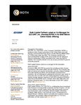 Roth Capital Partners acted as Co-Manager for EZCORP, Inc. (Nasdaq:EZPW) in its $300 Million Senior Notes Offering