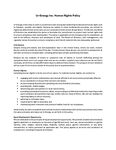 Human Rights Policy