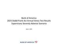 Bank of America 2025 Dodd-Frank Act Annual Stress Test Results