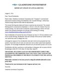 Important Update on Annual Meeting