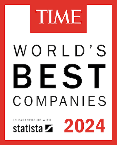 Named by TIME as One of the “World’s Best Companies”