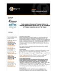 Roth acted as Exclusive Financial Advisor to Standex International (NYSE:SXI) on its Divestiture of Federal Industries to AeriTek Global