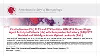 2021 ASH Presentation - A Phase 1/2 Study of HM43239 in R/R AML