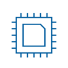 LTE CAT 1, CAT 4, LTE-M, NB-IoT Technology Button Icon