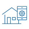 Smart Antenna Technology Button Icon