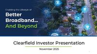Investor Presentation - November 2025