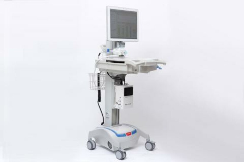 Portable Draper’s microAnalyzer™ on a hospital cart