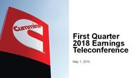 Q1 2018 Earnings Presentation