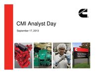 2013 Analyst Day Presentation