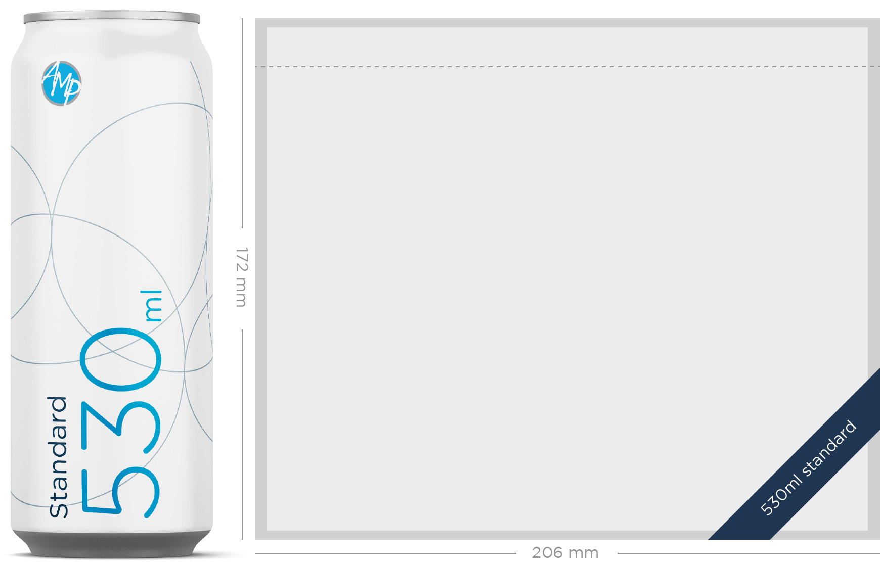 Standard – 530ml – aluminium