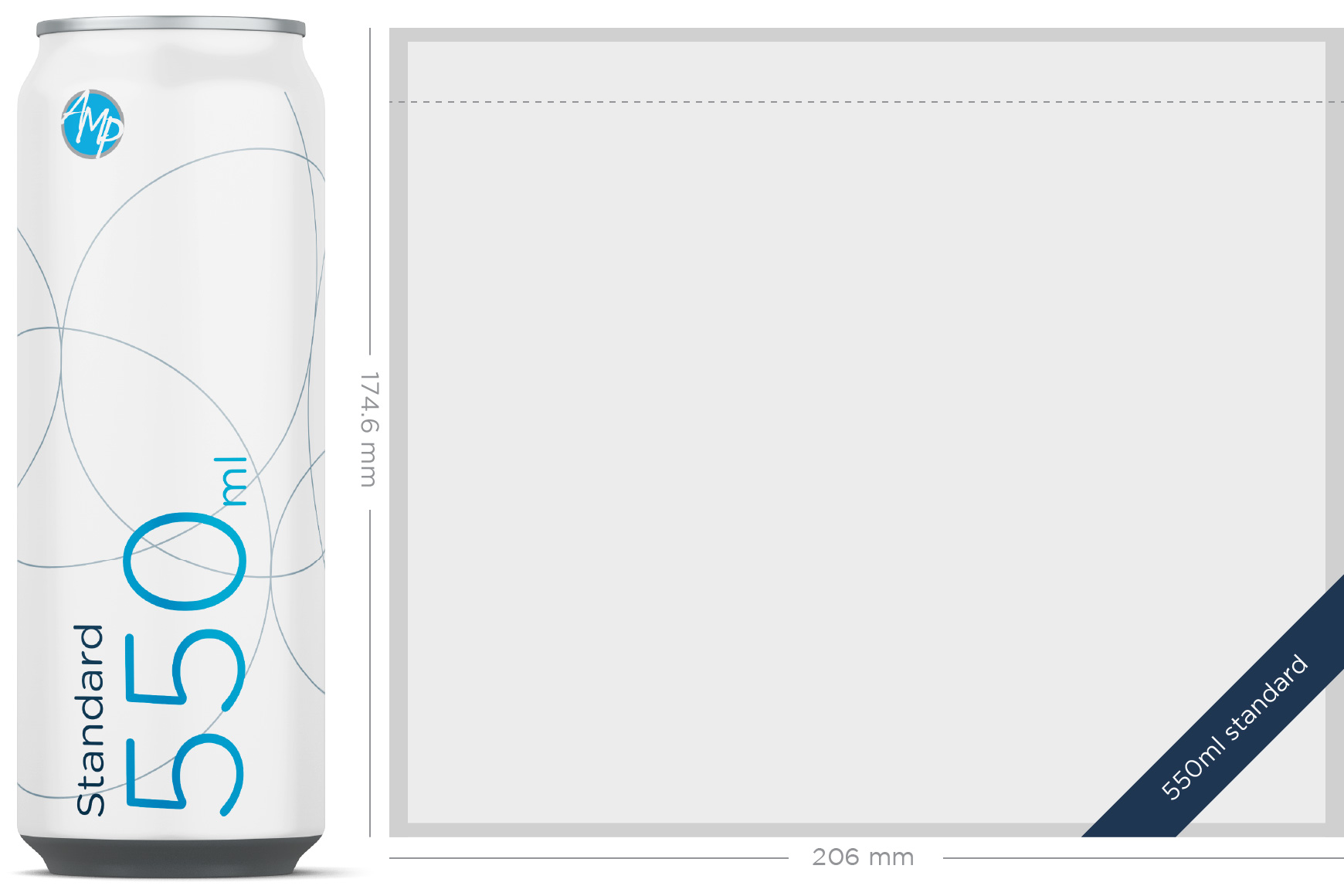 Standard – 550ml – aluminium